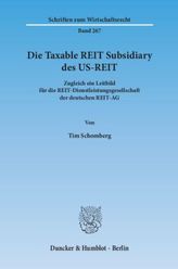 Die Taxable REIT Subsidiary des US-REIT