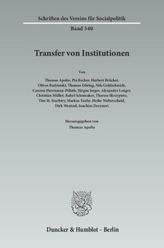 Transfer von Institutionen.