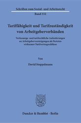 Tariffähigkeit und Tarifzuständigkeit von Arbeitgeberverbänden
