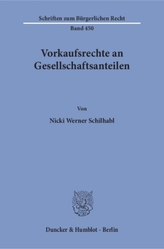 Vorkaufsrechte an Gesellschaftsanteilen