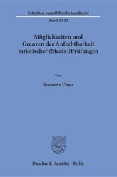 Möglichkeiten und Grenzen der Anfechtbarkeit juristischer (Staats-)Prüfungen