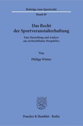 Das Recht der Sportveranstalterhaftung