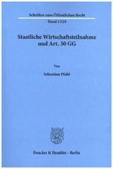 Staatliche Wirtschaftsteilnahme und Art. 30 GG.
