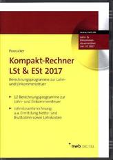 Kompakt-Rechner LSt & ESt 2017, 1 CD-ROM