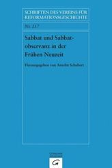 Sabbat und Sabbatobservanz in der Frühen Neuzeit