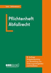 Pflichtenheft Abfallrecht