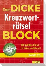 Der dicke Kreuzworträtsel-Block. Bd.23