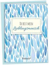 Du bist mein Lieblingsmensch, Spruch-Heftchen mit Kuvert