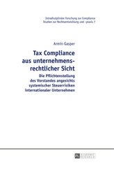 Tax Compliance aus unternehmensrechtlicher Sicht