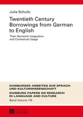 Twentieth-Century Borrowings from German to English