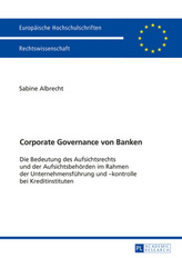 Corporate Governance von Banken