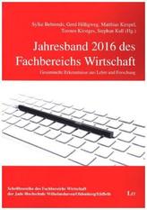Jahresband 2016 des Fachbereichs Wirtschaft