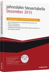 Jahreslohn-Steuertabelle Dezember 2015, m. DVD-ROM