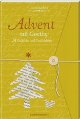 Advent mit Goethe, Briefbuch zum Aufschneiden