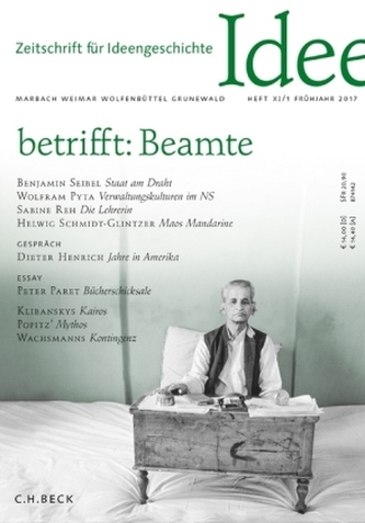 Zeitschrift für Ideengeschichte. H.11/1 Zeitschrift für Ideengeschichte. H.11/1