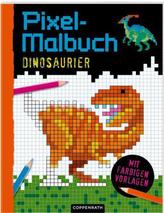 Pixel-Malbuch - Dinosaurier