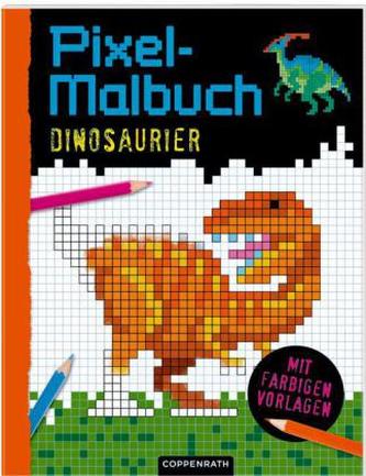 Pixel-Malbuch - Dinosaurier Pixel-Malbuch - Dinosaurier