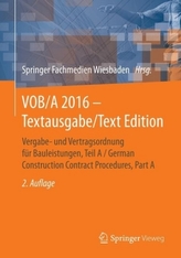 VOB/A 2016 - Textausgabe/Text Edition