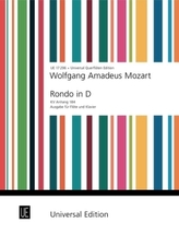 Rondo D-Dur KV Anh. 184 für Flöte und Orchester, Ausgabe für Flöte und Klavier