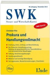SWK-Spezial Prokura und Handlungsvollmacht (f. Österreich)