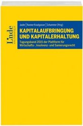 Kapitalaufbringung und Kapitalerhaltung (f. Österreich)