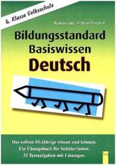 Bildungsstandard Basiswissen Deutsch, 4. Klasse Volksschule