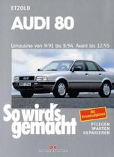 Audi 80 Limousine von 9/91 bis 8/94, Avant bis 12/95