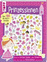 3D-Sticker- und Rätselbuch: Prinzessinnen