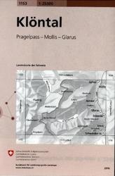 Landeskarte der Schweiz Klöntal