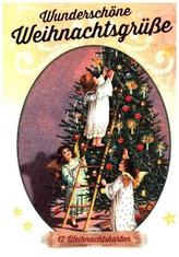 Wunderschöne Weihnachtsgrüße, 12 Weihnachtskarten