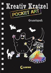 Kreativ-Kratzel Pocket Art: Gruselspaß