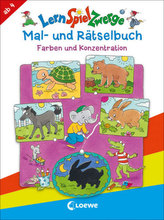 LernSpielZwerge Mal- und Rätselbuch - Farben und Konzentration