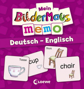 Mein Bildermaus-Memo - Deutsch - Englisch (Kinderspiel)