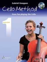 Cello Method, Lesson Book, w. Audio-CD. Book.1