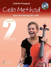 Cello Method, Lesson Book, w. Audio-CD. Book.2