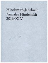 Hindemith-Jahrbuch / Annales Hindemith. Bd.45/2016