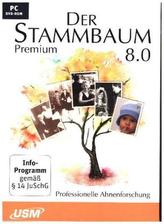 Der Stammbaum 8.0 Premium, 1 DVD-ROM