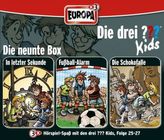 Die drei ???-Kids, 3er Box, 3 Audio-CDs. Box.9