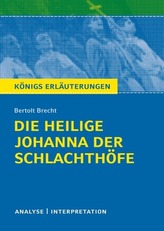 Bertolt Brecht 'Die heilige Johanna der Schlachthöfe'