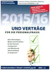 Formulare und Verträge für die Personalpraxis 2015/16, CD-ROM