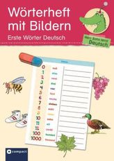 Wörterheft mit Bildern - Erste Wörter Deutsch