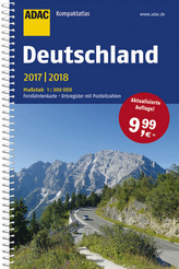 ADAC Kompaktatlas Deutschland 2017/2018 1:300 000