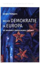 Mehr Demokratie in Europa