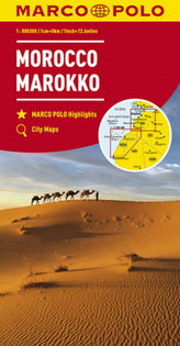 MARCO POLO Länderkarte Marokko 1:800 000