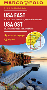 MARCO POLO Kontinentalkarte USA Ost 1:2 000 000