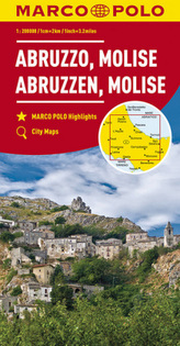 MARCO POLO Karte Abruzzen, Molise 1:200 000. Abruzzes, Molise. Abruzzo, Molise. Abruzzi, Molise