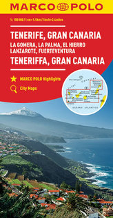 MARCO POLO Karte Teneriffa, Gran Canaria 1:150 000