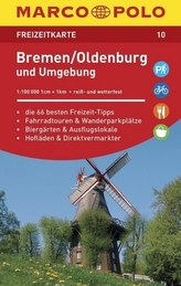 MARCO POLO Freizeitkarte Bremen, Oldenburg und Umgebung