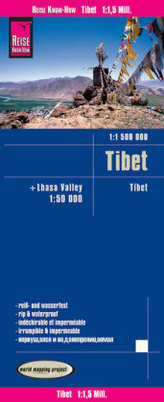 World Mapping Project Reise Know-How Landkarte Tibet (1:1.500.000) und Lhasa-Valley (1:50.000)