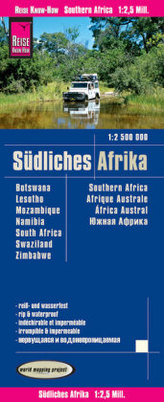 Reise Know-How Landkarte World Mapping Project Südliches Afrika (1:2.500.000)